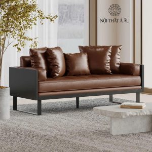 Sofa Băng Đẹp Bọc Da S309